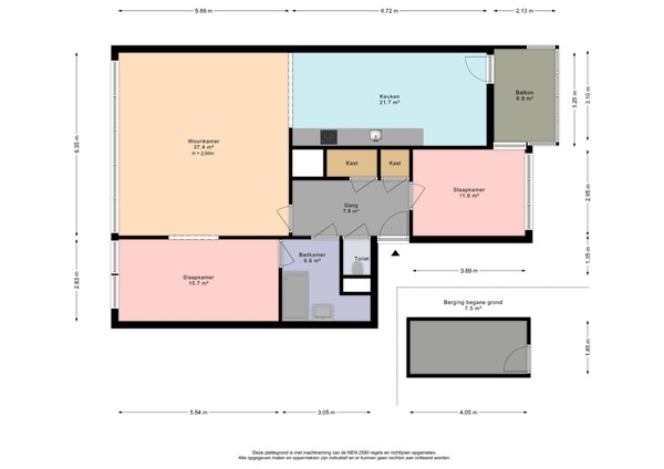 IJseendplein 6, 2492 NH Den Haag - Plattegrond IJseendplein 6  hor- Den Haag.jpg