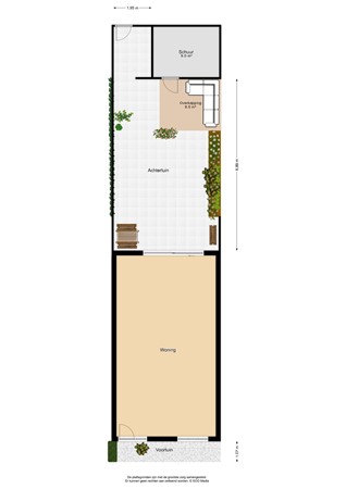 Laurus Melselaan 11, 2493 BW Den Haag - Plattegrond begane grond perceel Laurus Melselaan 11 - Den Haag.jpg