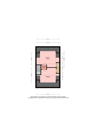 Tom Navislaan 12, 2493 BN Den Haag - Plattegrond zolder Tom Navislaan 12 - Den Haag.jpg