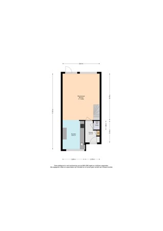 Dodaarsoever 8, 2492 TA Den Haag - Plattegrond begane grond Dodaarsoever 8 - Den Haag.jpg