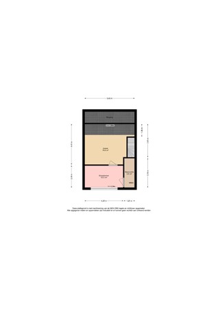 Dodaarsoever 8, 2492 TA Den Haag - Plattegrond 2e verdieping Dodaarsoever 8 - Den Haag.jpg