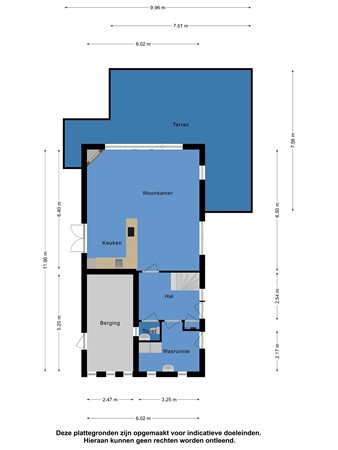 Floorplan - De Kuijl 11, 8754 DH Makkum