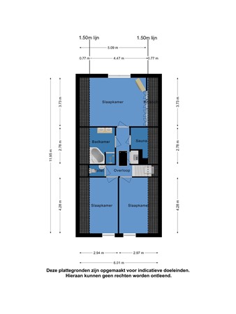 Floorplan - De Kuijl 11, 8754 DH Makkum