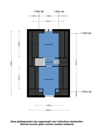 Floorplan - Kerkstraat 28, 8754 CS Makkum