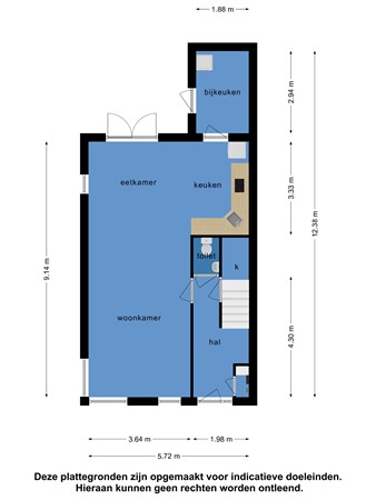 Floorplan - Menziessingel 1, 8754 LD Makkum