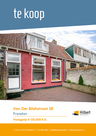 Brochure preview - Van Der Bildtstraat 28, 8801 AD FRANEKER (1)