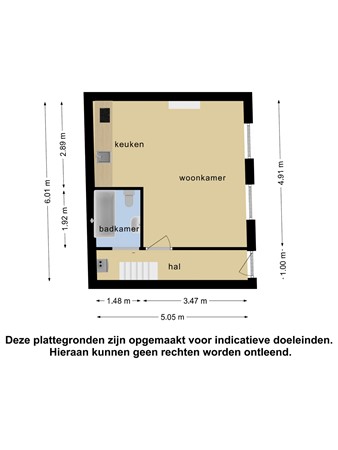 Floorplan - Van Der Bildtstraat 28, 8801 AD Franeker