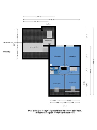 Floorplan - De Poon 1, 8754 BC Makkum