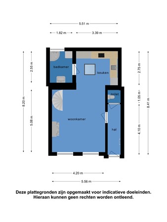 Floorplan - Knetemannstraat 6, 8701 WE Bolsward