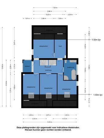 Floorplan - It Ferset 29, 8754 LB Makkum