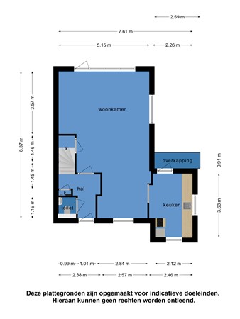 Floorplan - Dirk Thomaszstraat 10, 2374 BJ Oud Ade