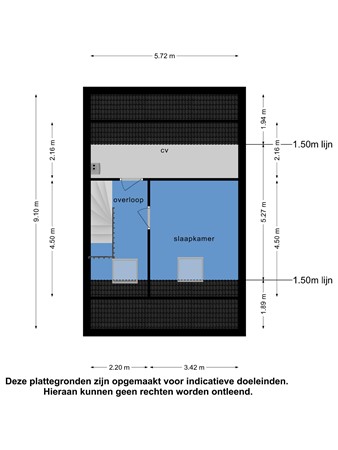 Floorplan - Menziessingel 7, 8754 LD Makkum