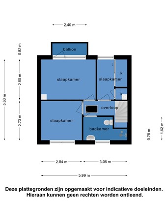 Floorplan - Groen Van Prinstererstraat 8, 8603 BE Sneek