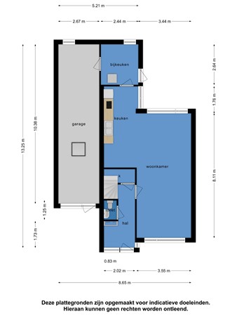 Floorplan - De Finne 8, 8754 GT Makkum