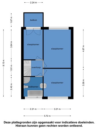Floorplan - De Finne 8, 8754 GT Makkum