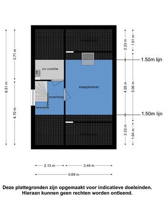 Floorplan - De Finne 8, 8754 GT Makkum