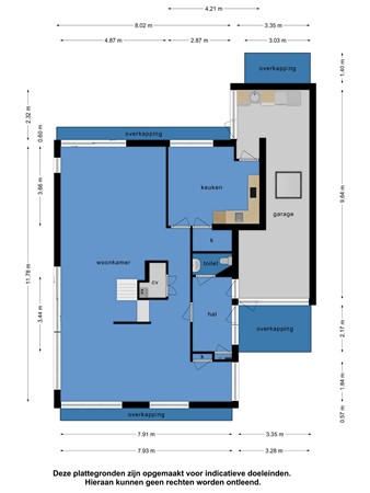 Floorplan - De Geep 38, 8754 BJ Makkum