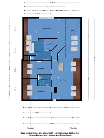 Floorplan - Weersterweg 6, 8754 JD Makkum