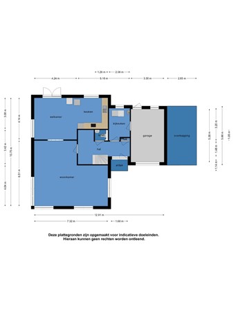 Floorplan - Waubertstrjitte 31, 8763 MS Parrega