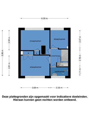 Floorplan - Cynthia Lenigestraat 16, 8754 CD Makkum