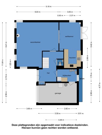 Floorplan - De Hiemen 3, 8754 KJ Makkum