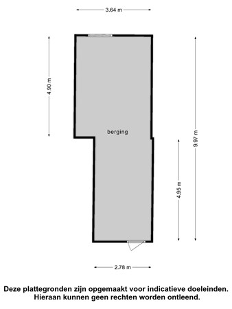 Floorplan - Bleekstraat 9A, 8754 CK Makkum