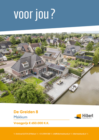 Brochure preview - De Greiden 8, 8754 KG MAKKUM (1)