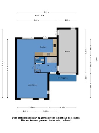 Floorplan - Lieuwkemastraat 57, 8754 BL Makkum