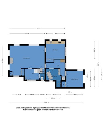 Floorplan - Oosterstraat 26, 8748 AX Witmarsum