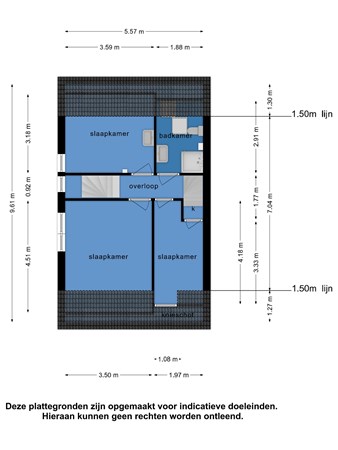 Floorplan - Blessumerpaed 13, 9031 XM Boksum