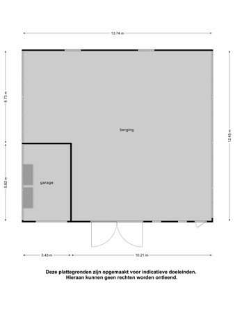 Floorplan - Thaborwei 10, 8632 WG Tirns