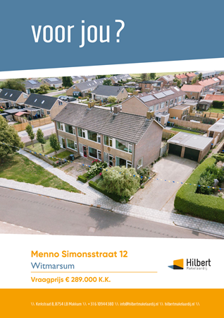 Brochure preview - Menno Simonsstraat 12, 8748 AK WITMARSUM (1)