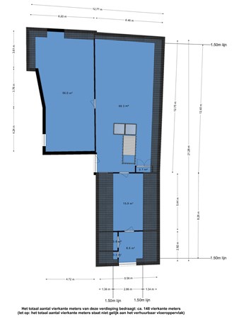 Floorplan - Voorstraat 7, 8754 EV Makkum
