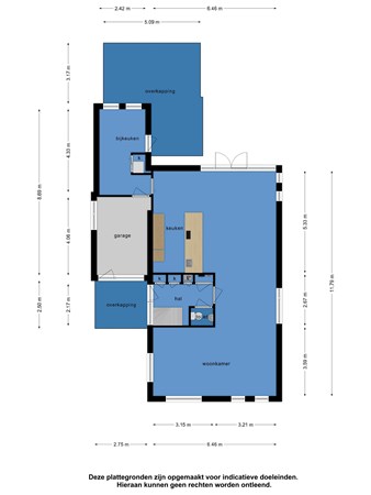 Floorplan - Trasmolen 14, 8754 GX Makkum