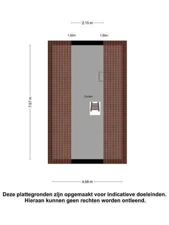 Floorplan - Turfmarkt 89, 8754 CJ Makkum