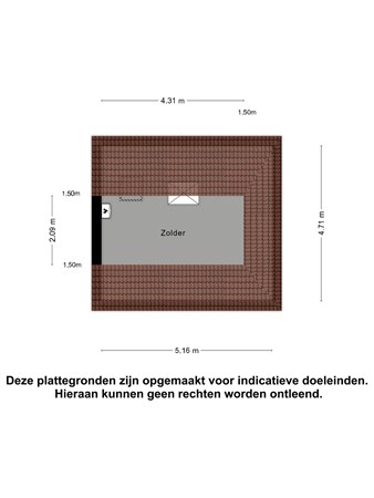 Floorplan - Turfmarkt 89, 8754 CJ Makkum