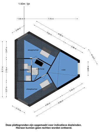 Floorplan - Trasmolen 36, 8754 GX Makkum