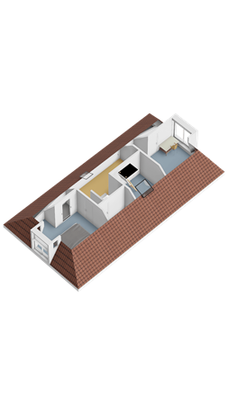 Floorplan - Krommesloot 9, 8754 GD Makkum