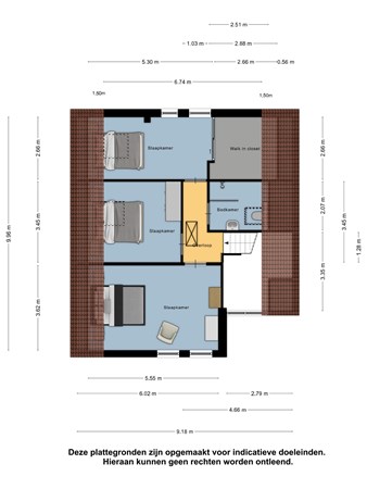 Floorplan - Wunsstelling 25, 8754 LA Makkum