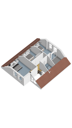 Floorplan - Wunsstelling 25, 8754 LA Makkum