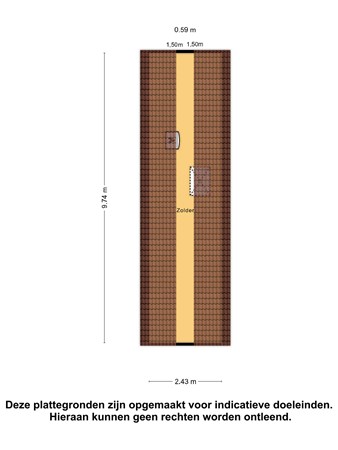 Floorplan - Dijkweg 6, 8713 KD Hindeloopen