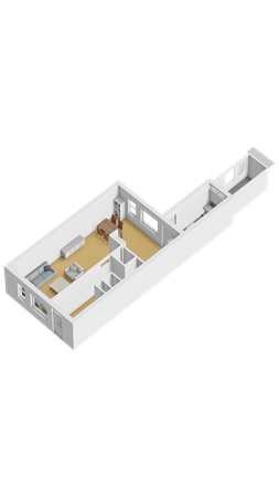 Floorplan - Dijkweg 6, 8713 KD Hindeloopen