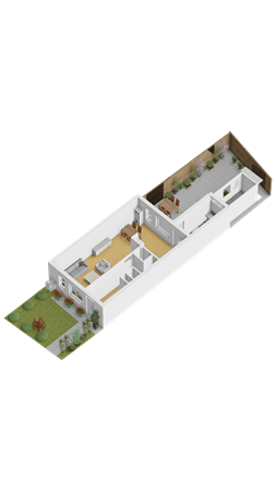 Floorplan - Dijkweg 6, 8713 KD Hindeloopen