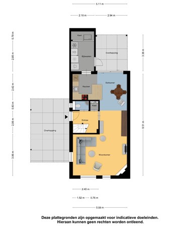 Floorplan - Trasmolen 43, 8754 GL Makkum