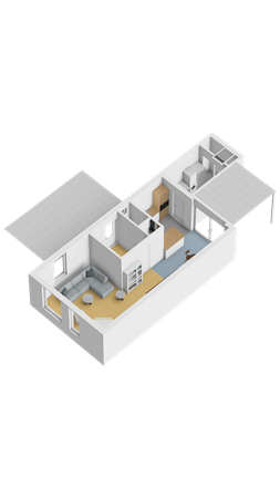 Floorplan - Trasmolen 43, 8754 GL Makkum