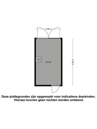 Floorplan - Bleekstraat 6, 8754 CL Makkum