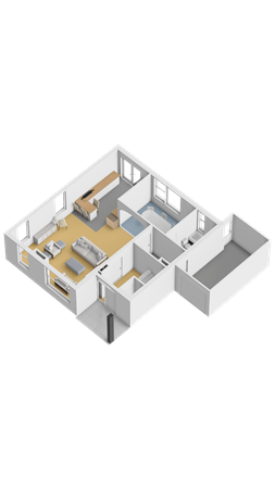 Floorplan - Wunsstelling 25, 8754 LA Makkum