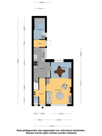 Floorplan - Turfmarkt 89, 8754 CJ Makkum