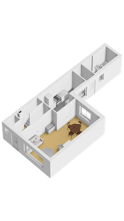 Floorplan - Turfmarkt 89, 8754 CJ Makkum