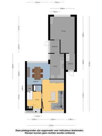 Floorplan - De Schar 35, 8754 BK Makkum